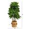 5ft. Bird Nest Artificial Tree in Handmade Natural Jute Planter with Tassels UV Resistant (Indoor/Outdoor)